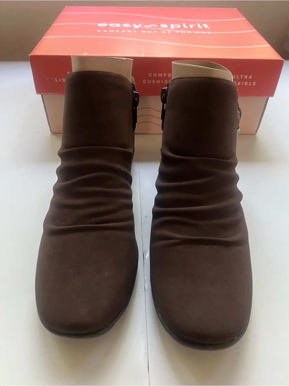 Easy Spirit Aryel Women's Ruched Buckle Ankle Booties